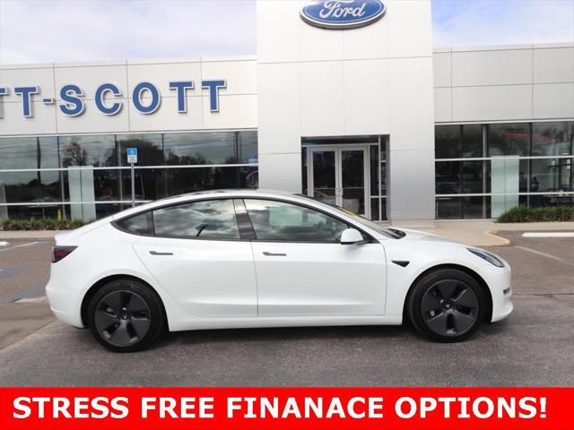 used 2021 Tesla Model 3 car, priced at $24,622