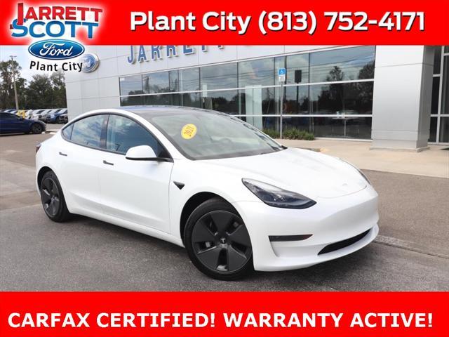 used 2021 Tesla Model 3 car, priced at $24,622