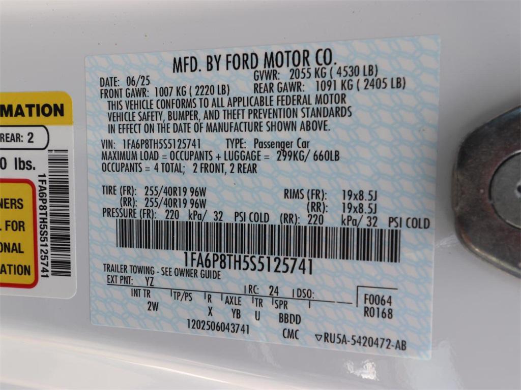 new 2025 Ford Mustang car, priced at $29,063