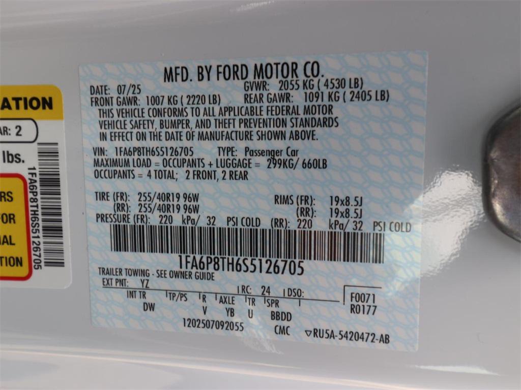 new 2025 Ford Mustang car, priced at $27,694