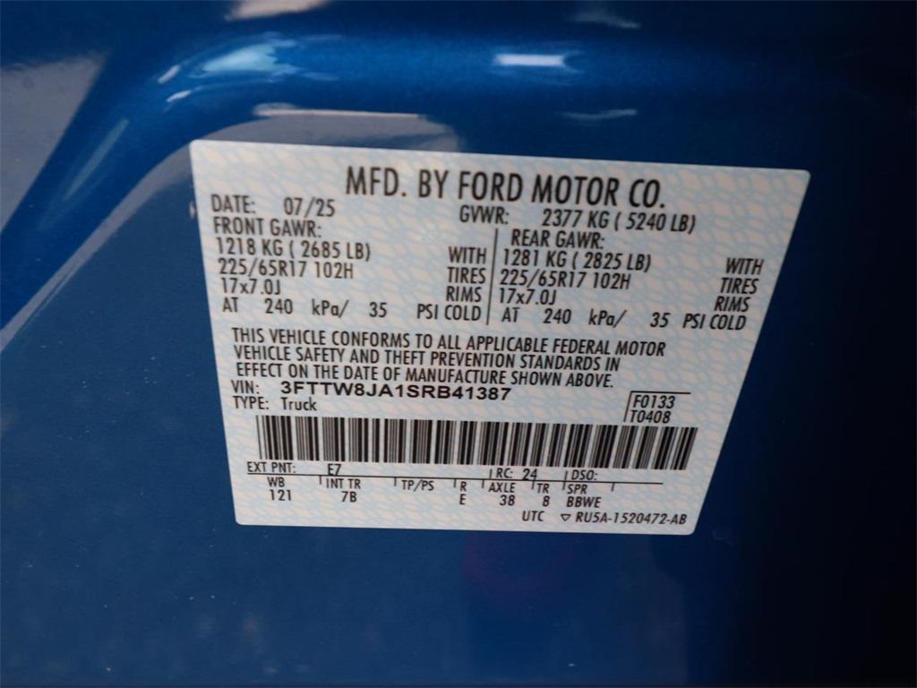 new 2025 Ford Maverick car, priced at $31,828