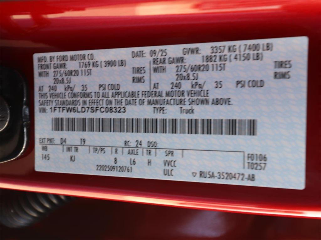 new 2025 Ford F-150 car, priced at $70,226