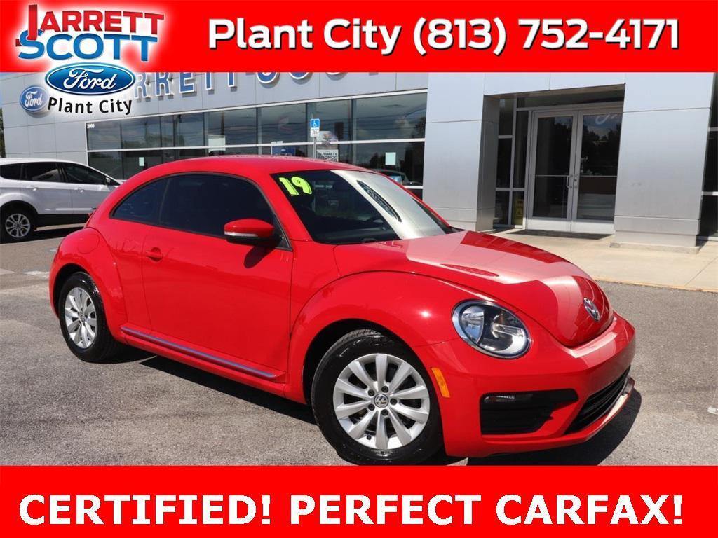 used 2019 Volkswagen Beetle car, priced at $18,424