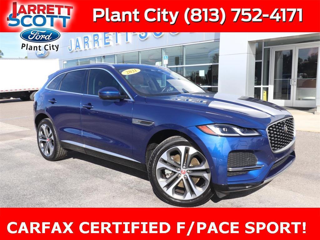 used 2021 Jaguar F-PACE car, priced at $26,898