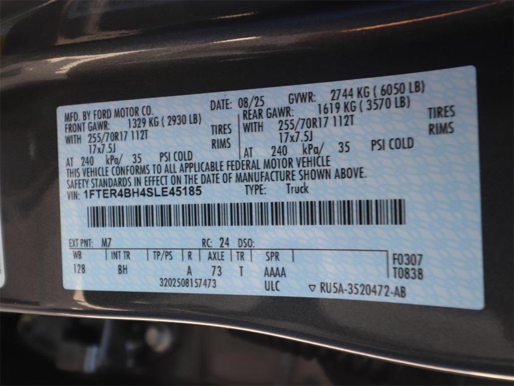 new 2025 Ford Ranger car, priced at $30,271