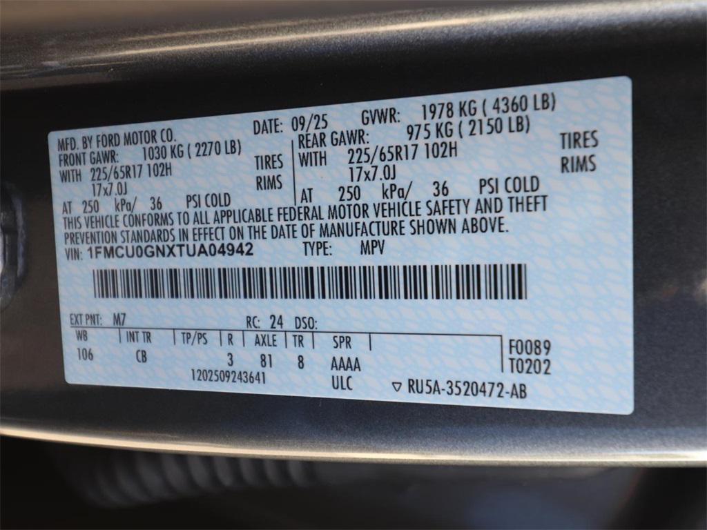 new 2026 Ford Escape car, priced at $26,716