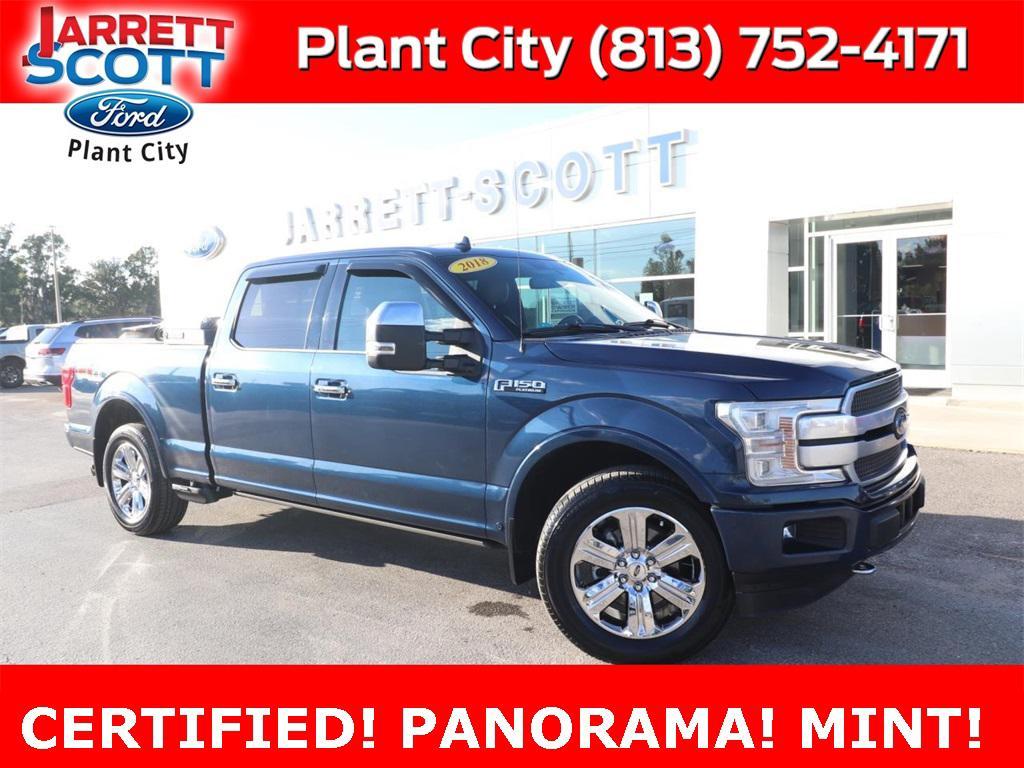 used 2018 Ford F-150 car, priced at $34,084