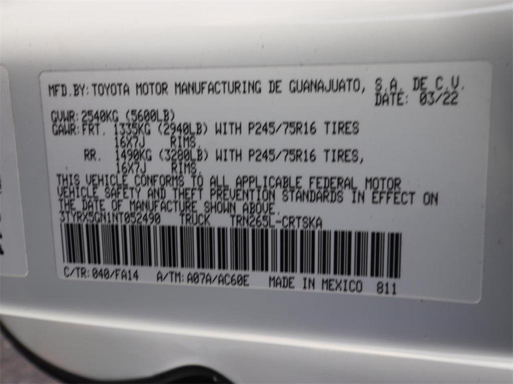 used 2022 Toyota Tacoma car, priced at $26,767