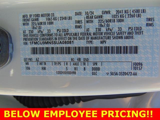 new 2025 Ford Escape car, priced at $30,063