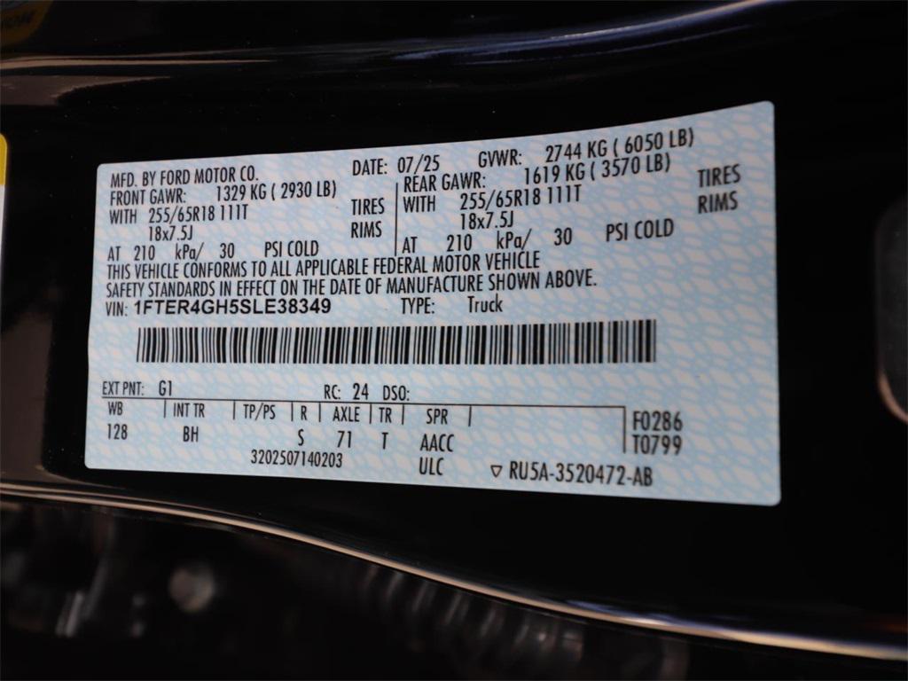 new 2025 Ford Ranger car, priced at $32,154