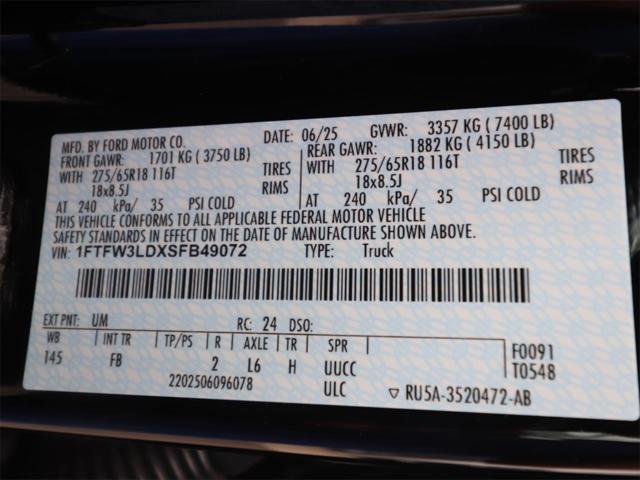 new 2025 Ford F-150 car, priced at $56,558