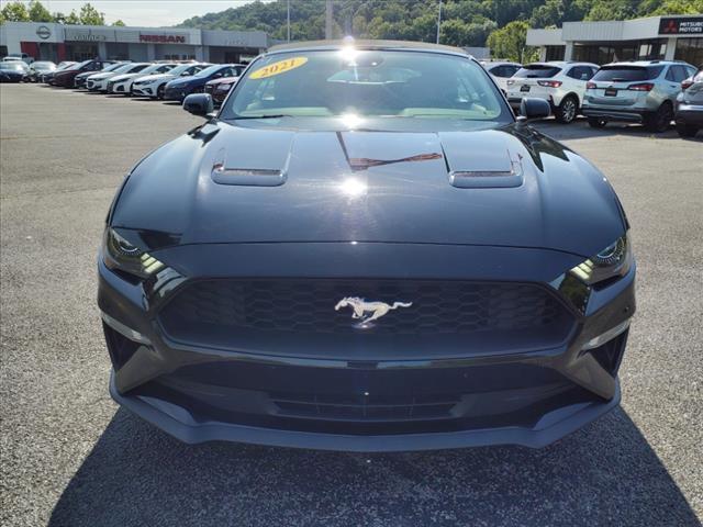 used 2021 Ford Mustang car, priced at $21,498