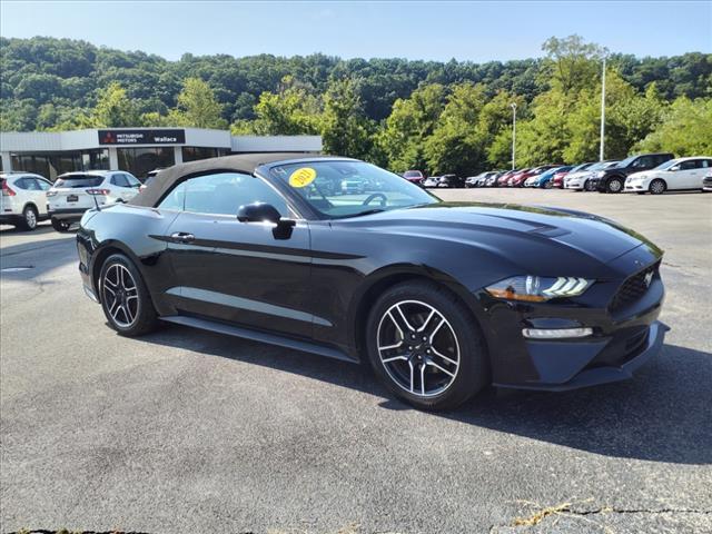 used 2021 Ford Mustang car, priced at $21,498