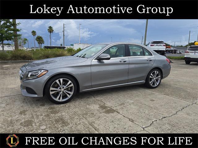 used 2015 Mercedes-Benz C-Class car, priced at $14,878