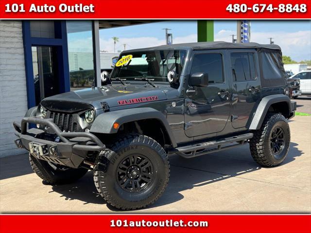 used 2016 Jeep Wrangler Unlimited car, priced at $30,988