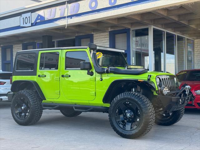 used 2013 Jeep Wrangler Unlimited car, priced at $19,988