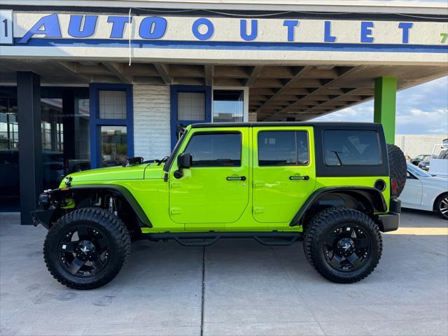 used 2013 Jeep Wrangler Unlimited car, priced at $19,988