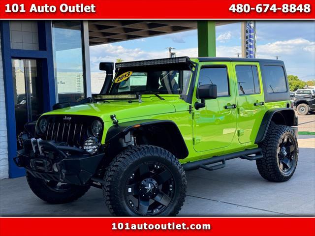 used 2013 Jeep Wrangler Unlimited car, priced at $19,988