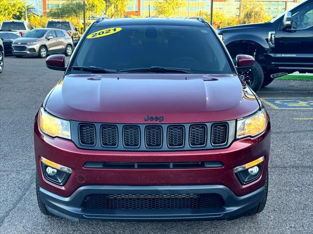 used 2021 Jeep Compass car, priced at $16,988