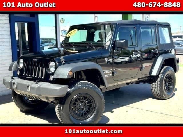 used 2017 Jeep Wrangler Unlimited car, priced at $23,988