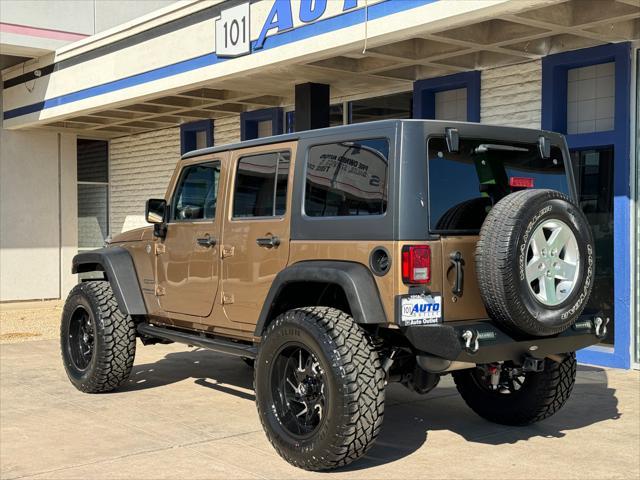 used 2015 Jeep Wrangler Unlimited car, priced at $18,989