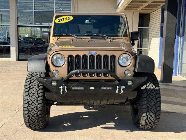 used 2015 Jeep Wrangler Unlimited car, priced at $18,989