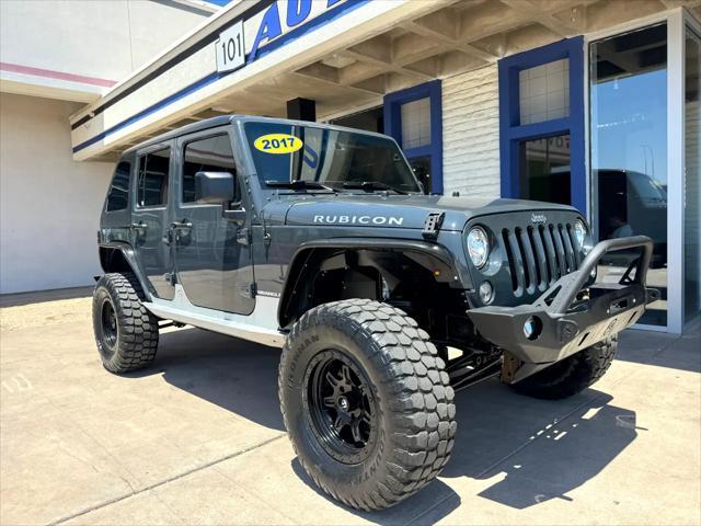 used 2017 Jeep Wrangler Unlimited car, priced at $26,988