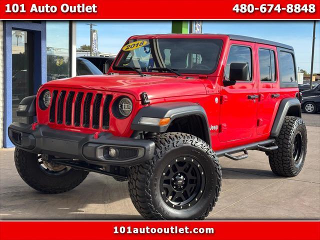 used 2018 Jeep Wrangler Unlimited car, priced at $18,990