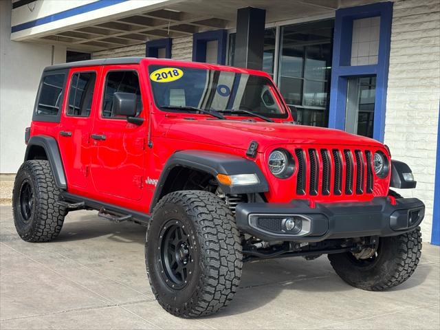 used 2018 Jeep Wrangler Unlimited car, priced at $18,990