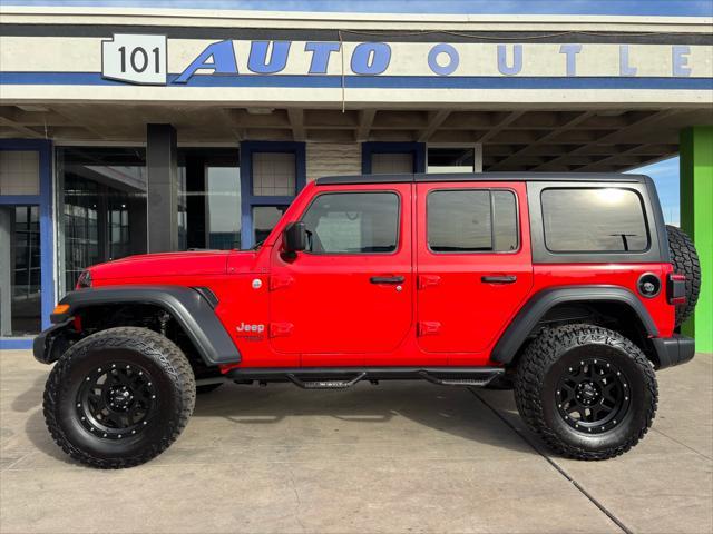 used 2018 Jeep Wrangler Unlimited car, priced at $18,990