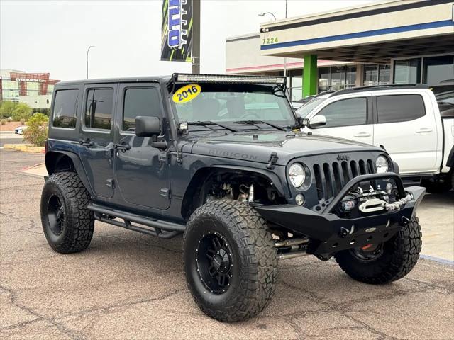 used 2016 Jeep Wrangler Unlimited car, priced at $23,988