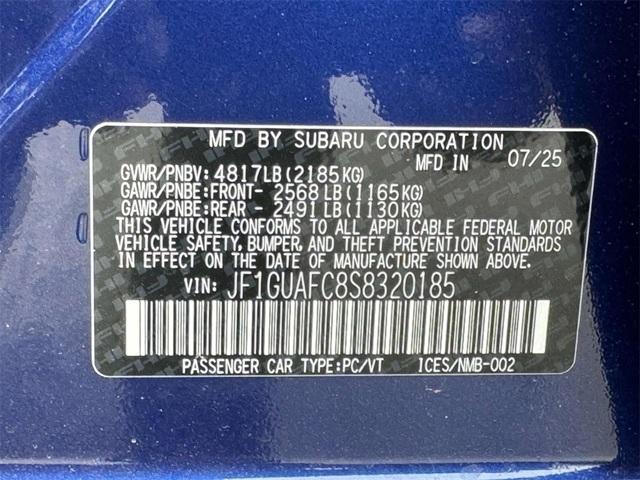 new 2025 Subaru Impreza car, priced at $28,856