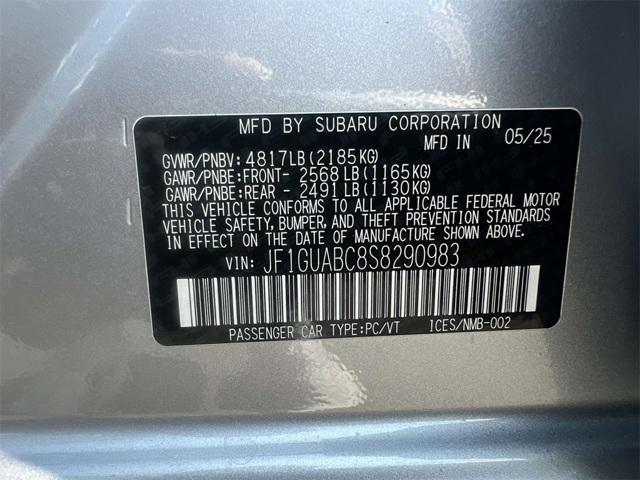 new 2025 Subaru Impreza car, priced at $25,422