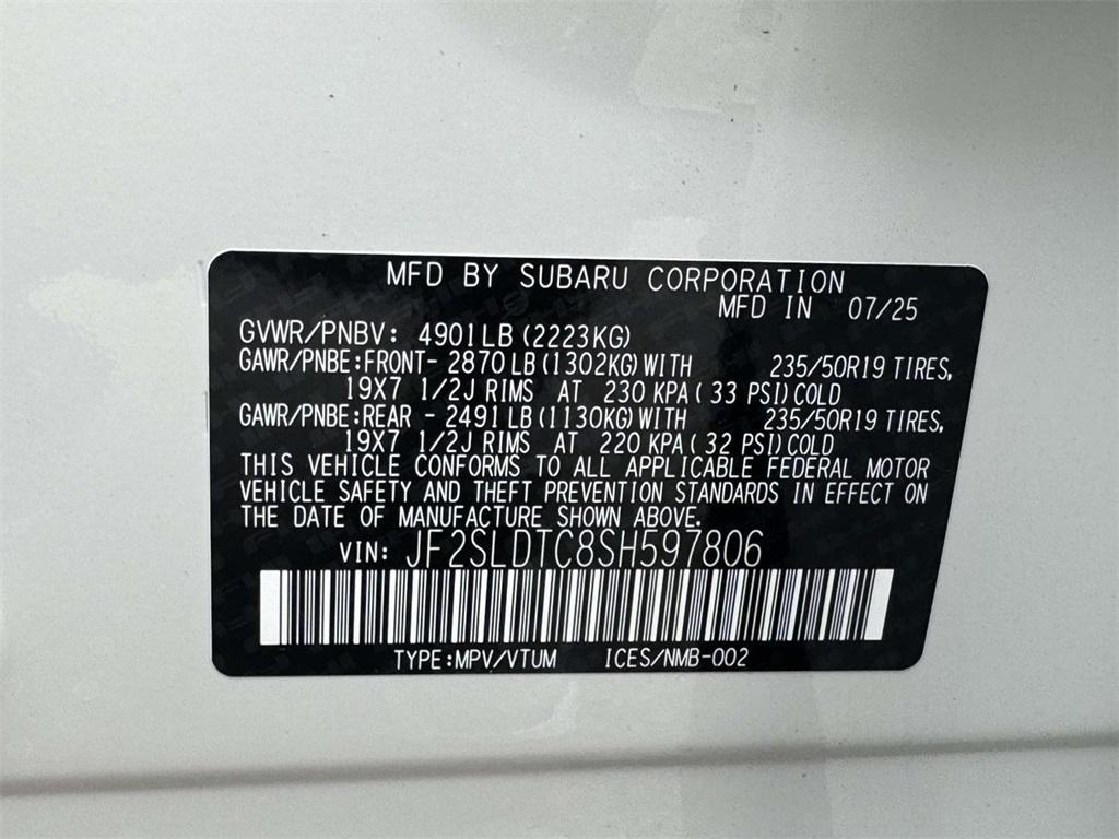 new 2025 Subaru Forester car, priced at $43,316