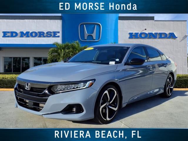 used 2021 Honda Accord car, priced at $21,987