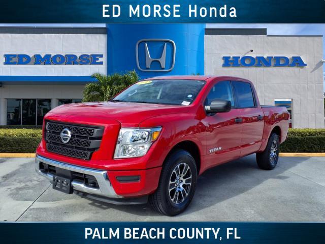 used 2022 Nissan Titan car, priced at $29,777