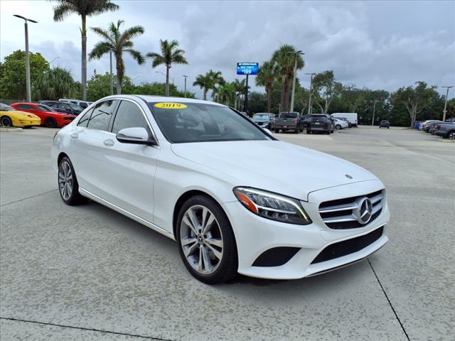used 2019 Mercedes-Benz C-Class car, priced at $18,777