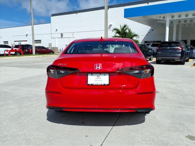 used 2025 Honda Civic car, priced at $23,777