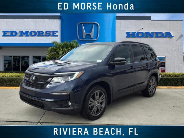 used 2022 Honda Pilot car, priced at $27,579