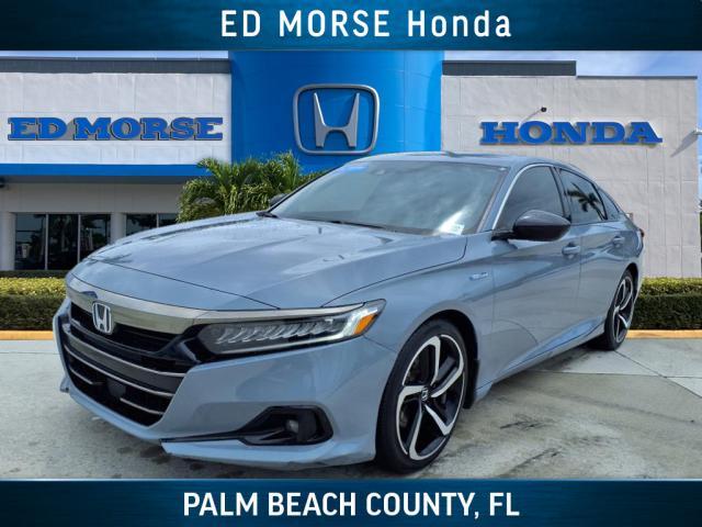 used 2022 Honda Accord Hybrid car, priced at $18,577