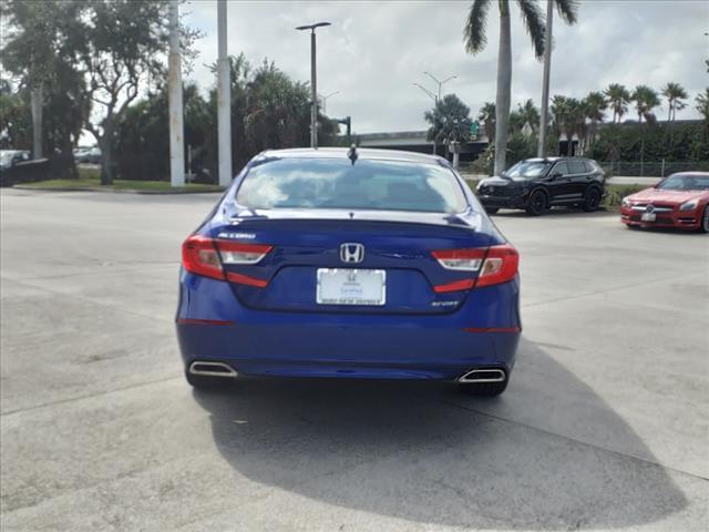 used 2021 Honda Accord car, priced at $24,135