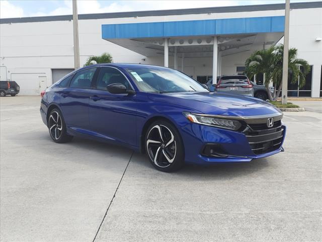 used 2021 Honda Accord car, priced at $24,135