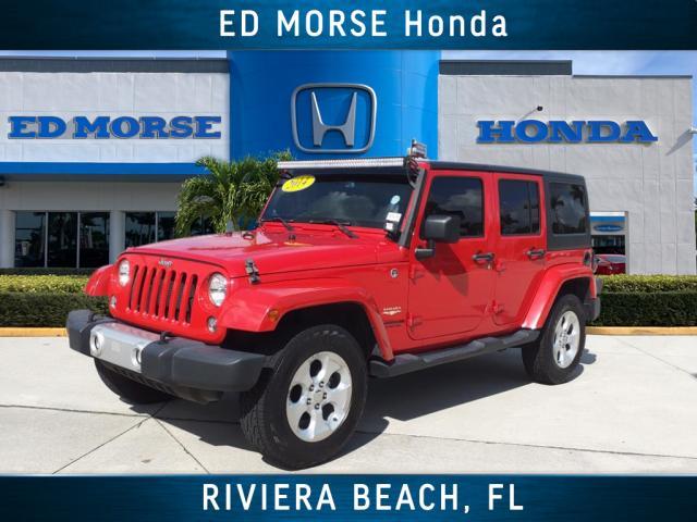 used 2014 Jeep Wrangler Unlimited car, priced at $18,725