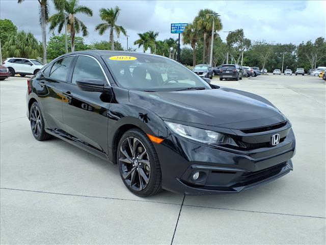 used 2021 Honda Civic car, priced at $18,177
