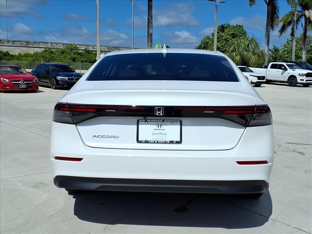 used 2024 Honda Accord car, priced at $25,107