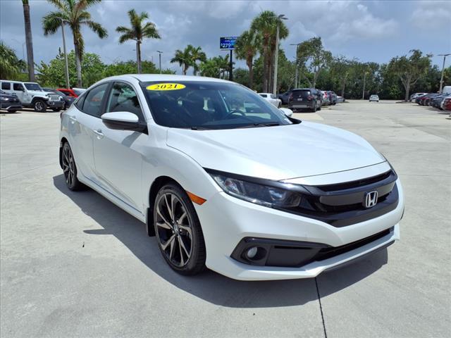used 2021 Honda Civic car, priced at $15,707