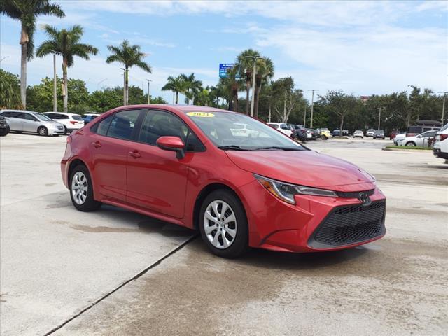 used 2021 Toyota Corolla car, priced at $16,666