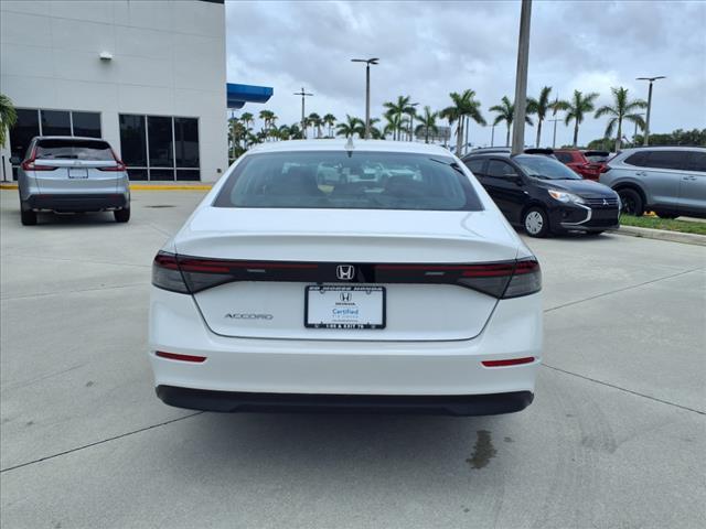 used 2024 Honda Accord car, priced at $27,107