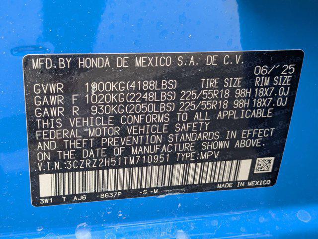 new 2026 Honda HR-V car, priced at $31,350