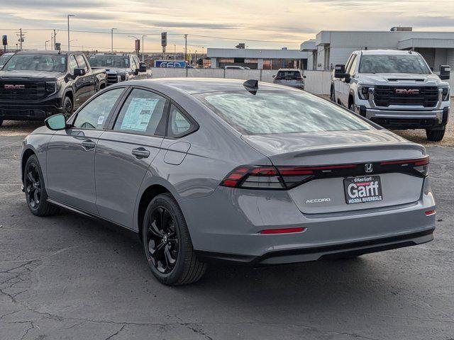 new 2025 Honda Accord car, priced at $35,110